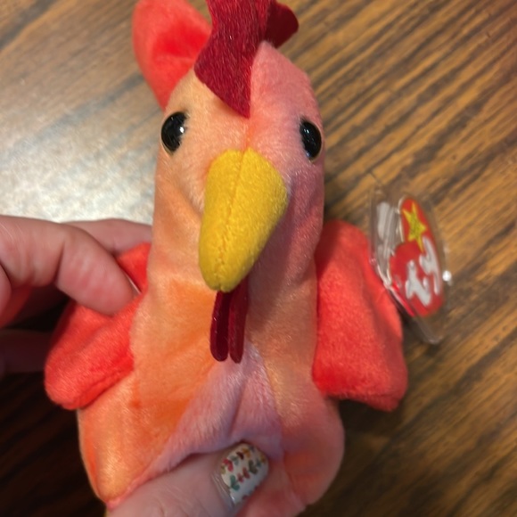 Strut the rooster small ty beanie baby in excellent cod condition tag protected - Picture 3 of 6